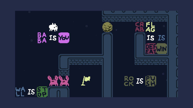 Illustration for article titled Baba Is You Is A Brilliant Puzzle Game